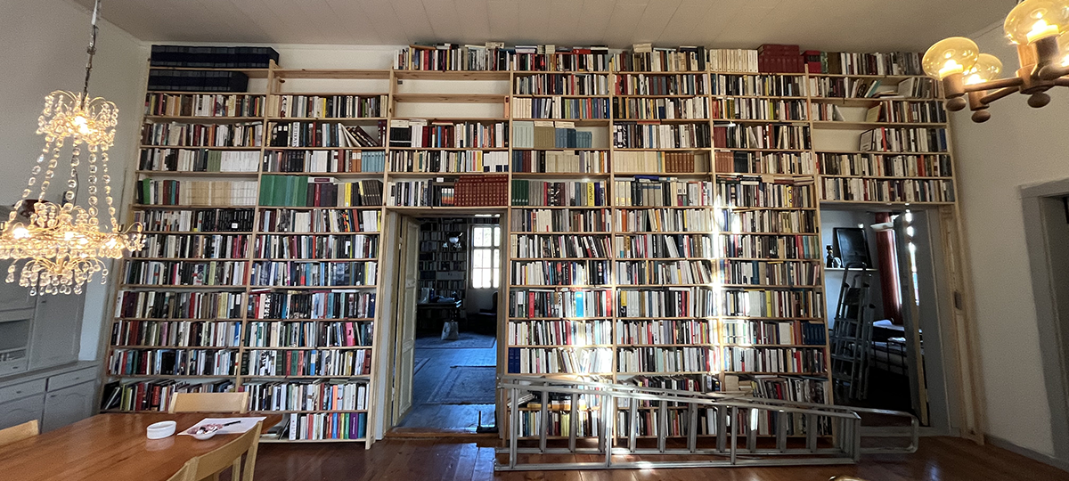 Ett bibliotek hemma i huset  