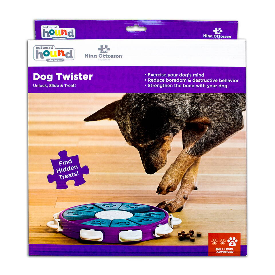 DOG TWISTER Nina Ottosson Treat Puzzle Games for Dogs &amp; Cats