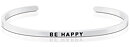 ARMBAND BE HAPPY STÅL