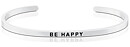 ARMBAND BE HAPPY STÅL