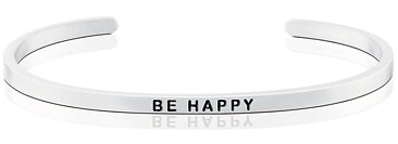 ARMBAND BE HAPPY STÅL