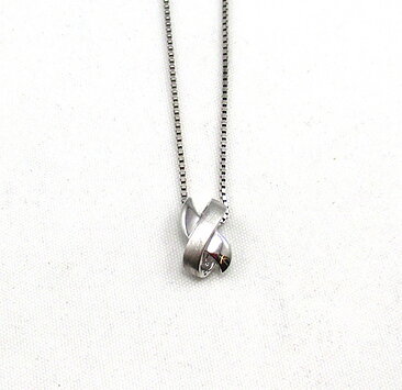 Silver halsband