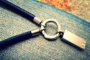 Halsband Lamm Nappa marin blått csthlm