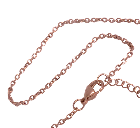 Armband ankar kedja i stål rose' csthlm