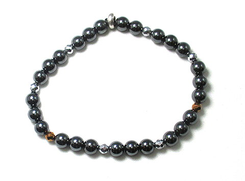 Unisex armband hematit 