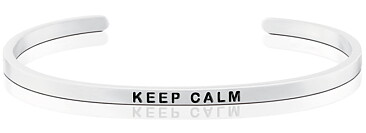 ARMBAND KEEP CALM STÅL