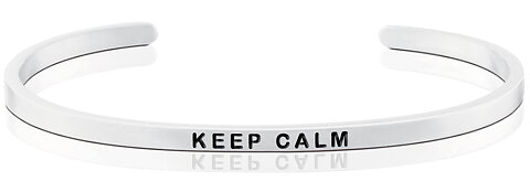 ARMBAND KEEP CALM STÅL
