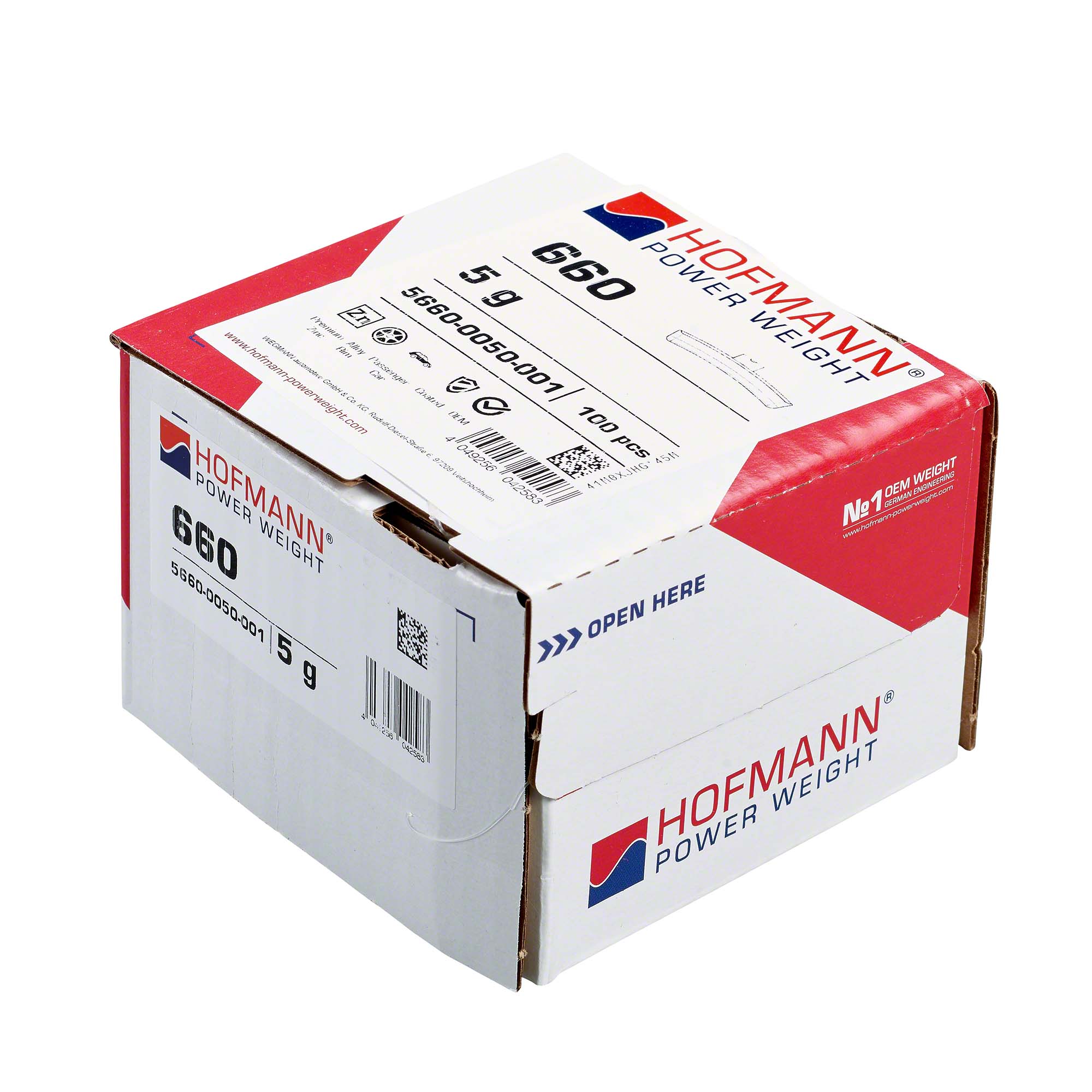 HOFMANN ZINK SLAGVIKTER FÖR ALUFÄLG - 5GRAM  - 2