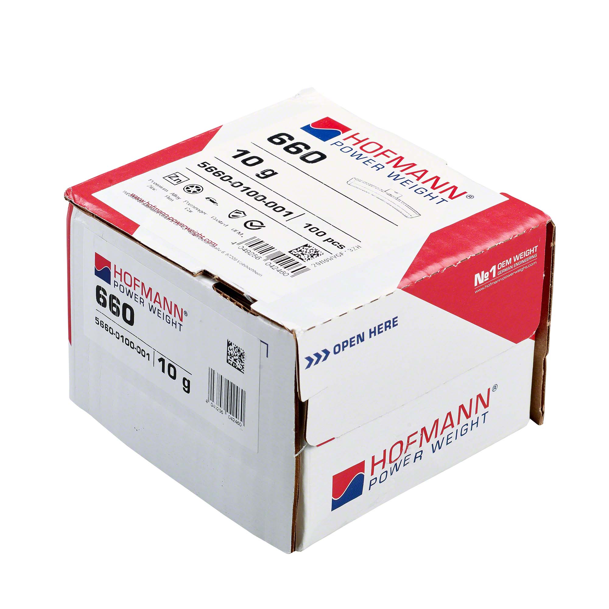HOFMANN ZINK SLAGVIKTER FÖR ALUFÄLG - 10GRAM  - 2