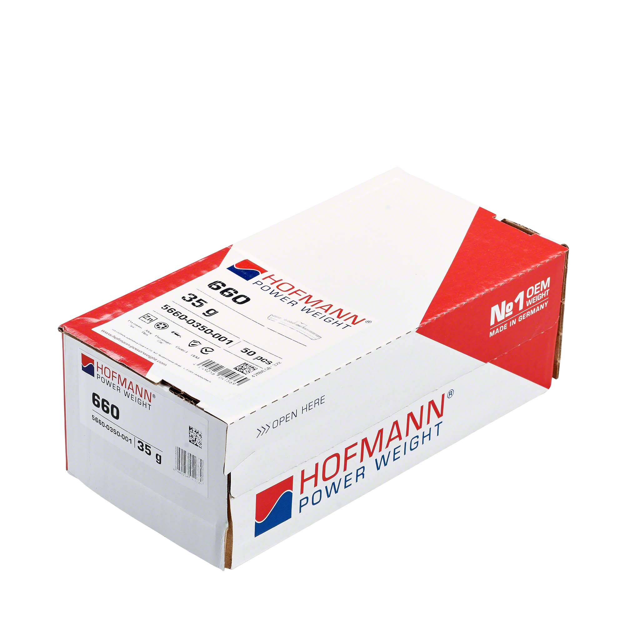 HOFMANN ZINK SLAGVIKTER FÖR ALUFÄLG - 35GRAM  - 2
