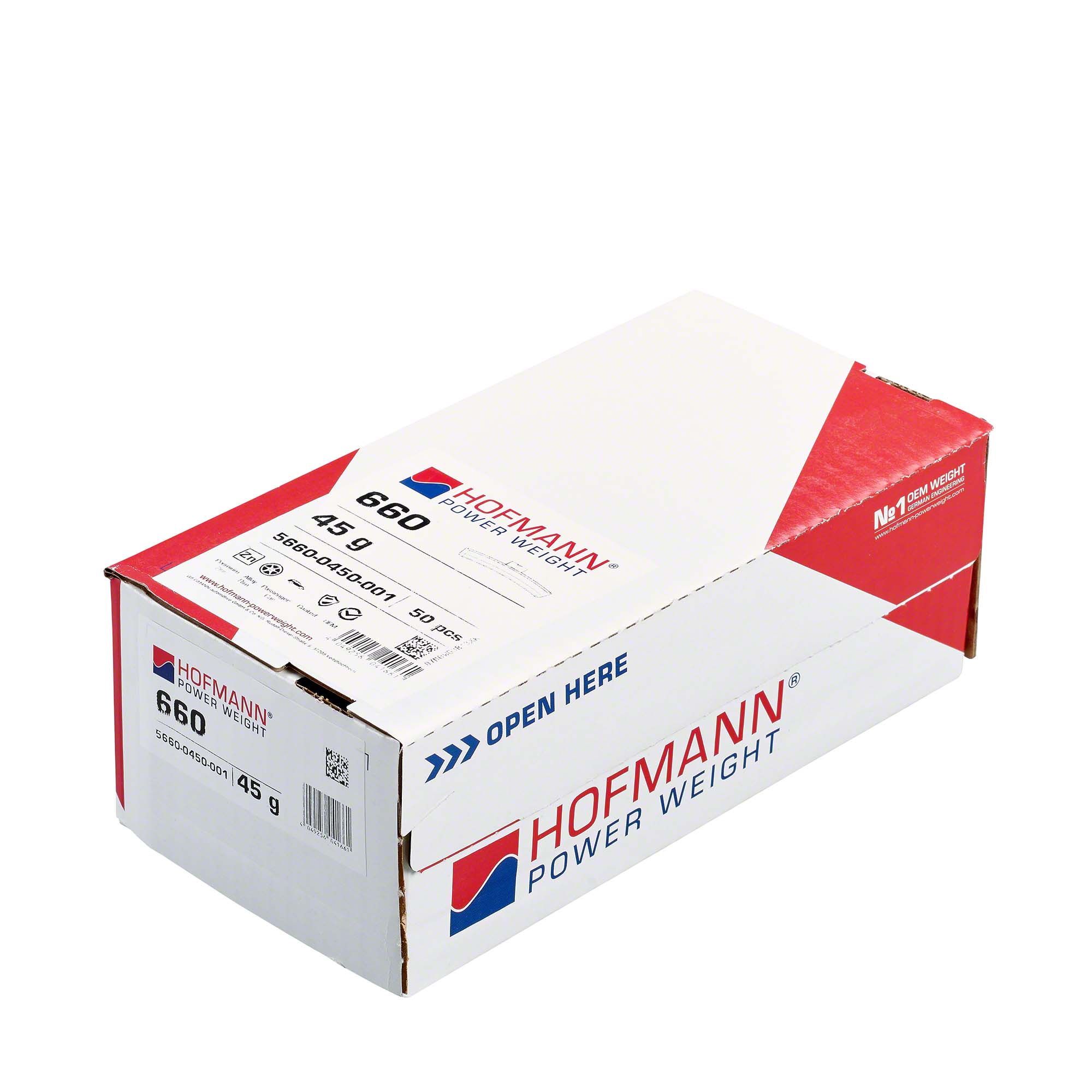 HOFMANN ZINK SLAGVIKTER FÖR ALUFÄLG - 45GRAM  - 2