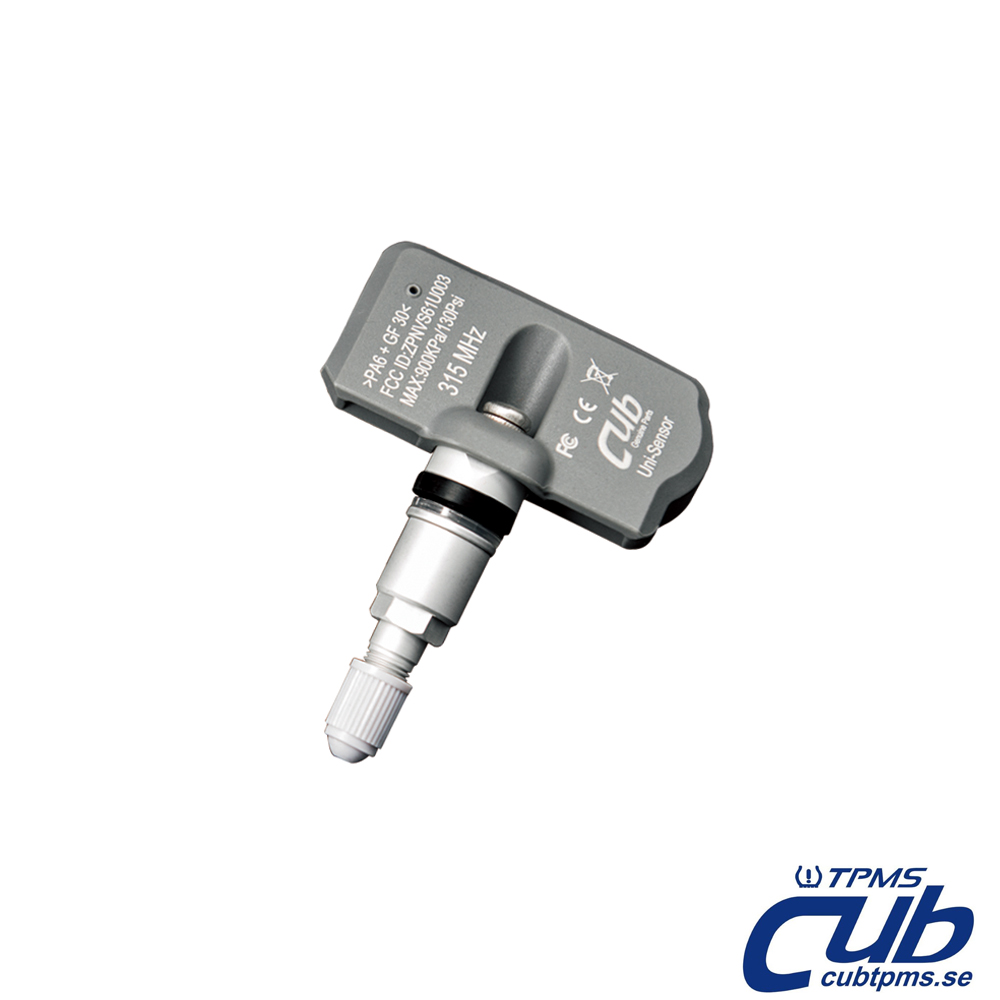 Cub uni-sensor 315 MHz metallventil 