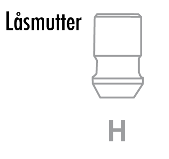 Låsmutter  - 4