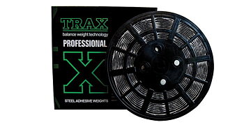 KLISTERVIKTER Rulle TRAX PRO LOHMAN TEJP STÅL 5KG SVART 