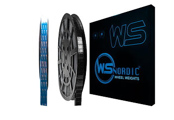 WS- NORDIC Klistervikter på rulle zink svart 6kg 