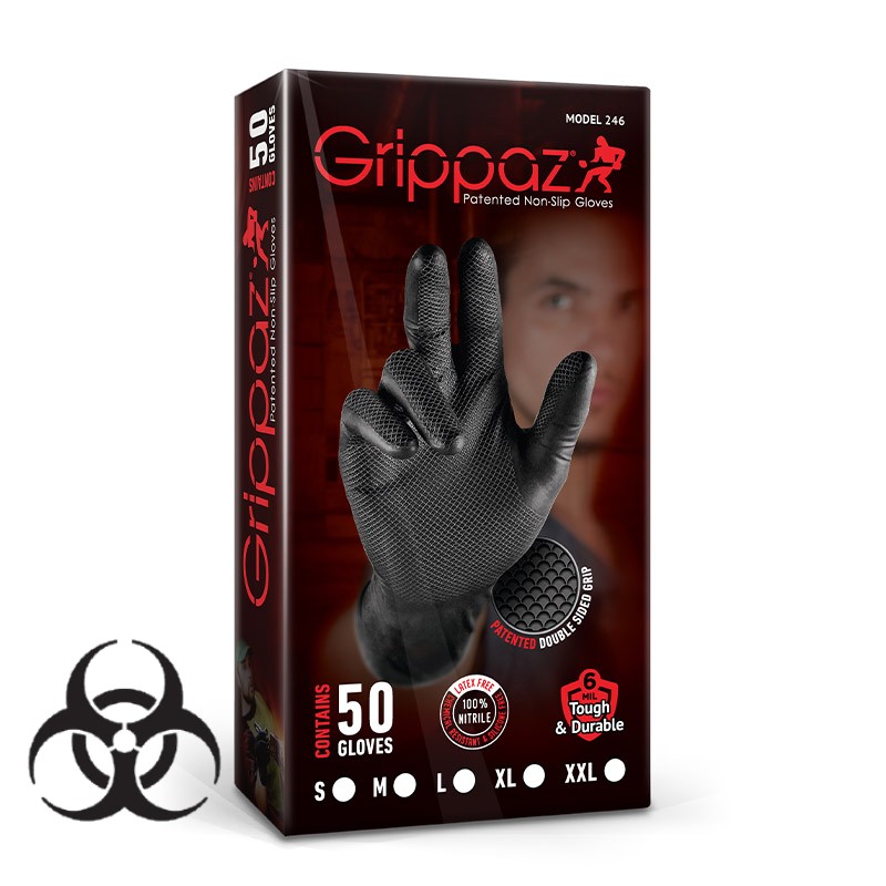Grippaz Handskar Svart Storlek L