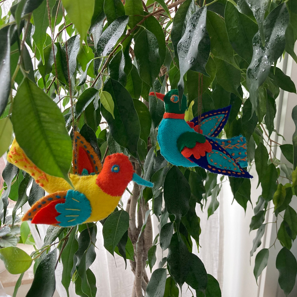 Yllebroderi kit småfåglar - 3