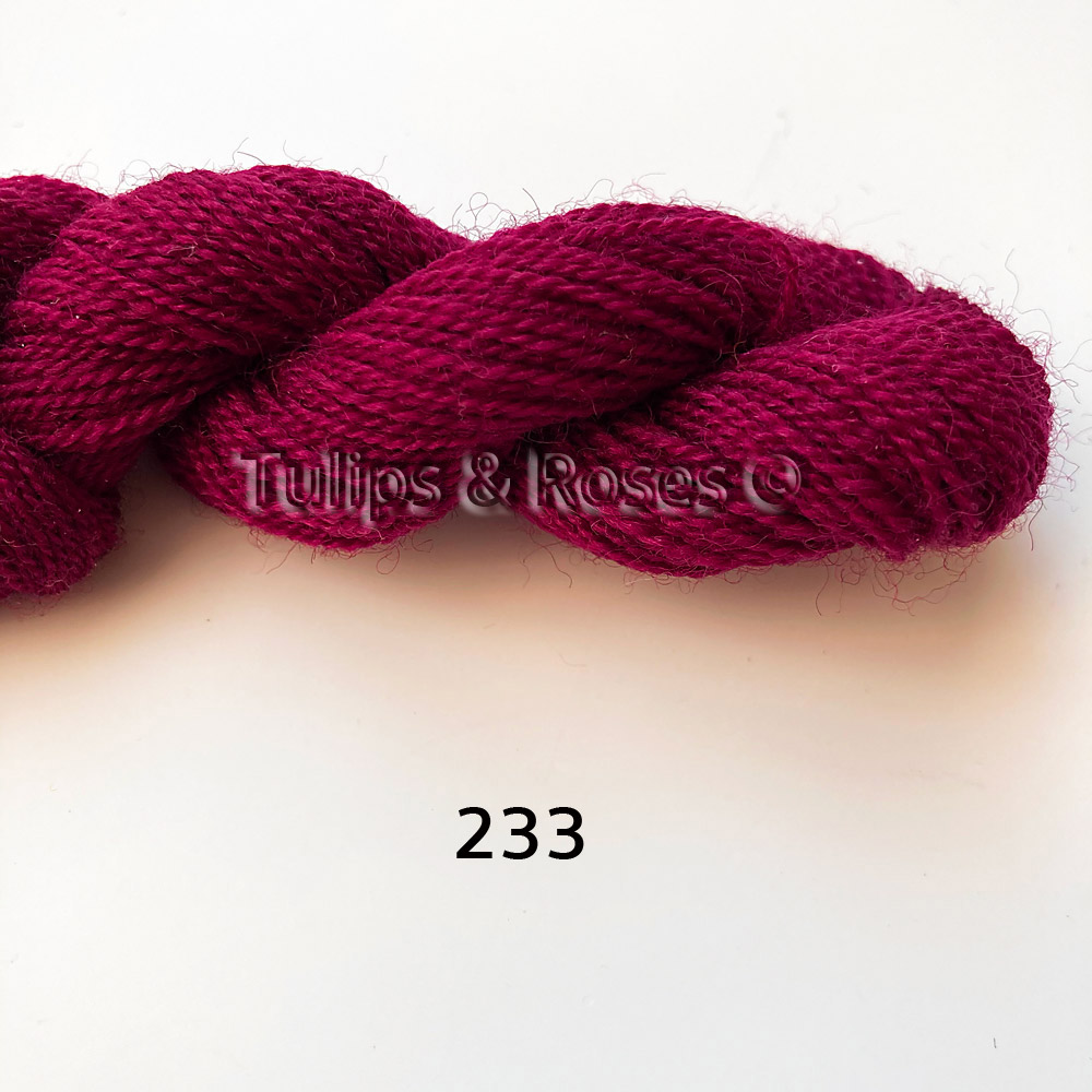 Yllebroderigarn 20/2  REDGARN Kamgarn Rosa  - 5