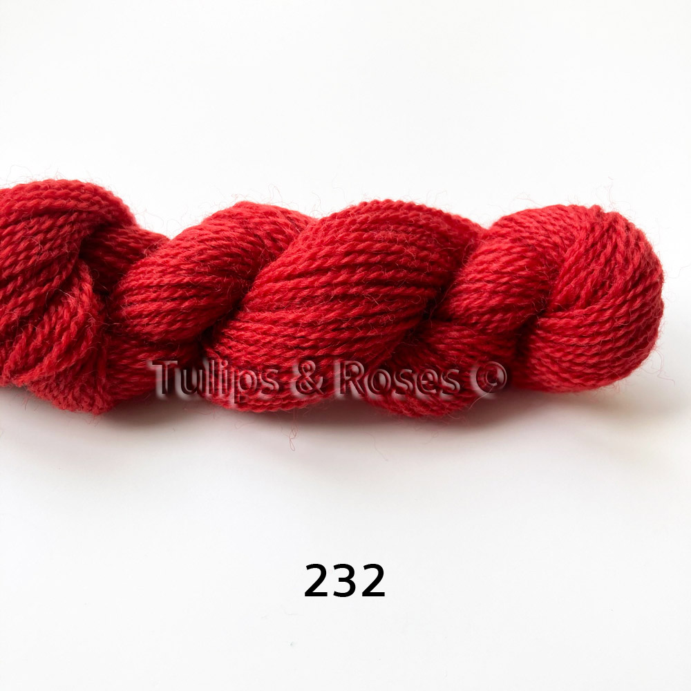 WORSTED 20/2 Crewel embroidery  thread Red - 5