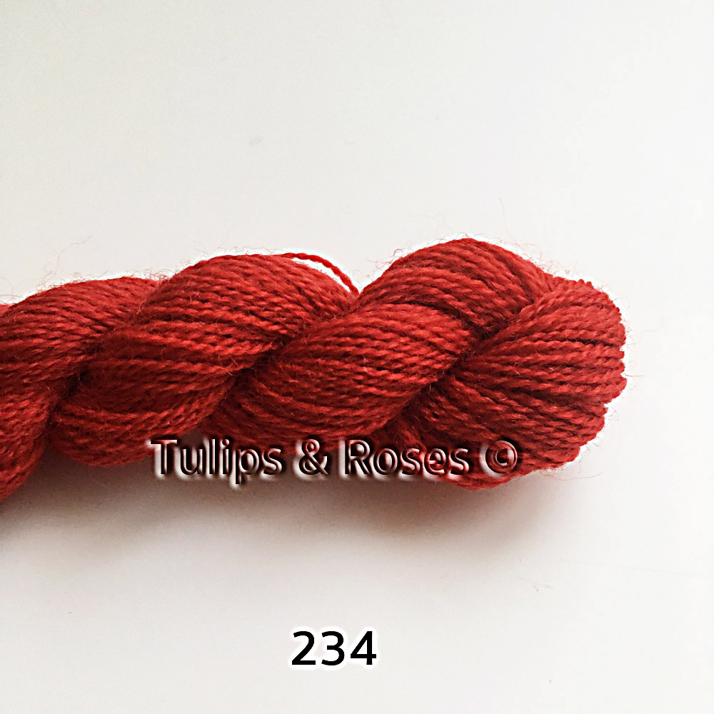 WORSTED 20/2 Crewel embroidery  thread Red - 7