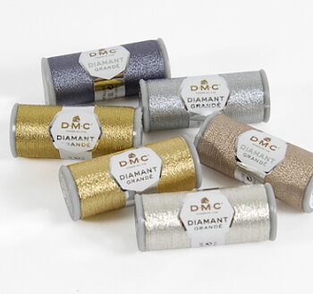 DMC Diamant grandé metallic embroidery thread