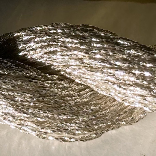 Pärlgarn nr 5 metallic silver och guld broderitråd DMC pris för EN docka - 3