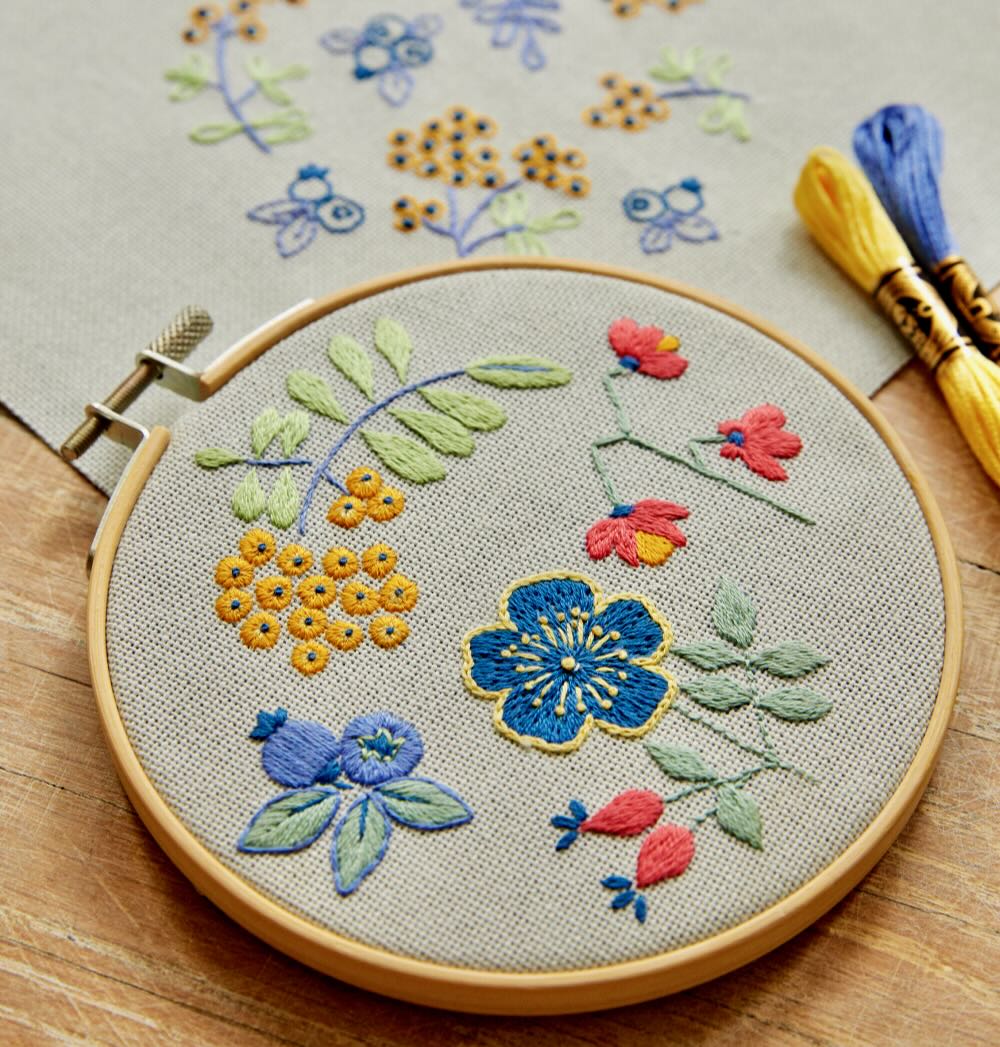 Embroidery Kit Forest Fruits  Mindfullness DMC TB165
