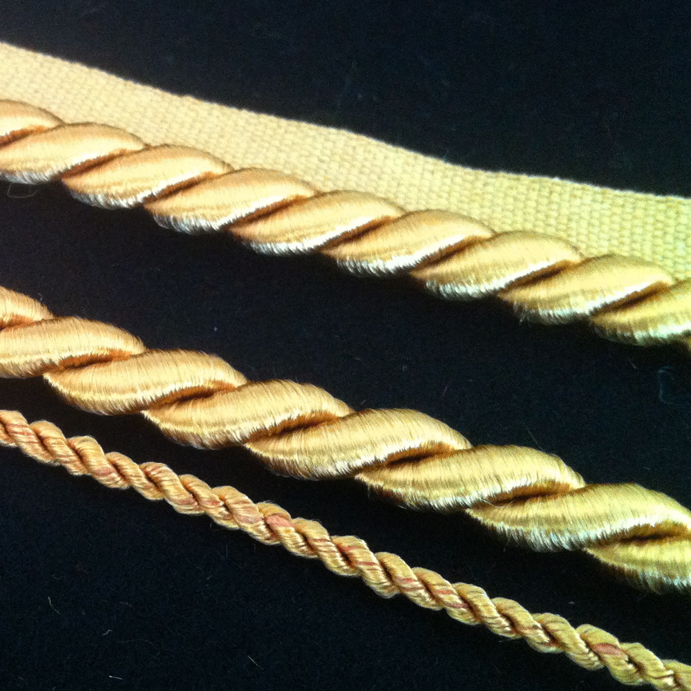 Gold Lanyard 7mm with rim  - 2