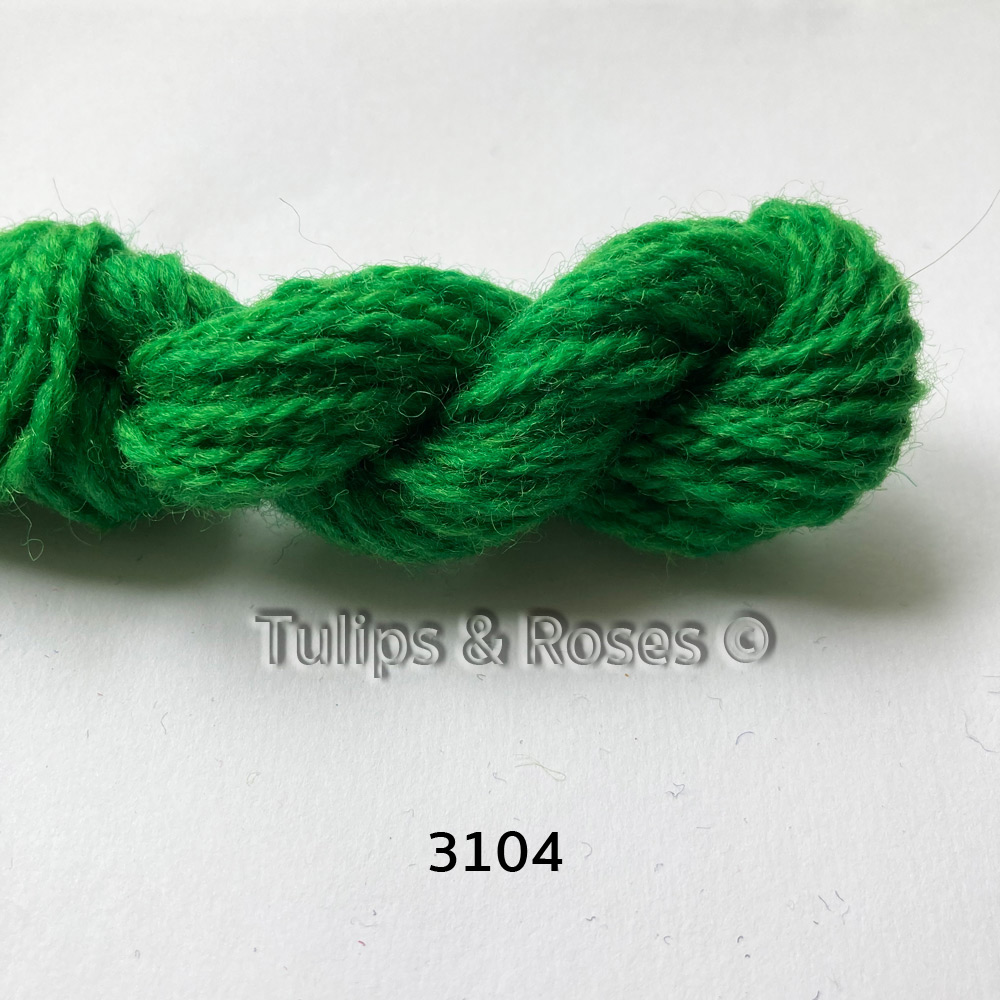 Tuna yllebroderigarn 6/2 Gröna nyanser - 12