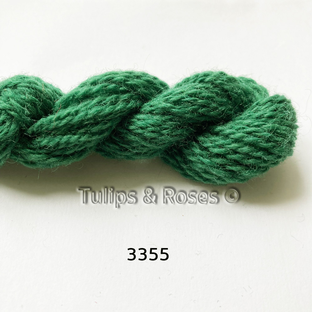 Tuna yllebroderigarn 6/2 Gröna nyanser - 10
