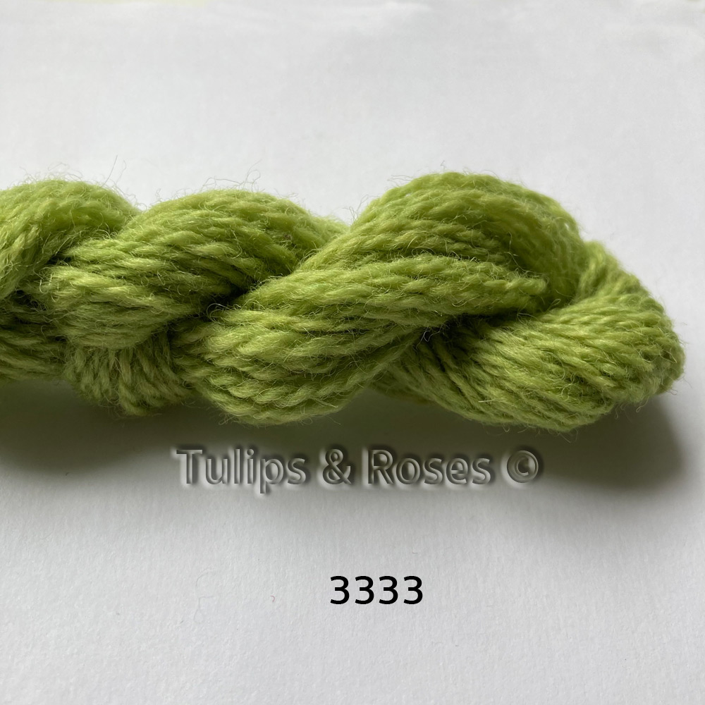 Tuna yllebroderigarn 6/2 Gröna nyanser - 4