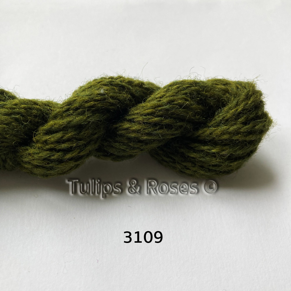 Tuna yllebroderigarn 6/2 Gröna nyanser - 7