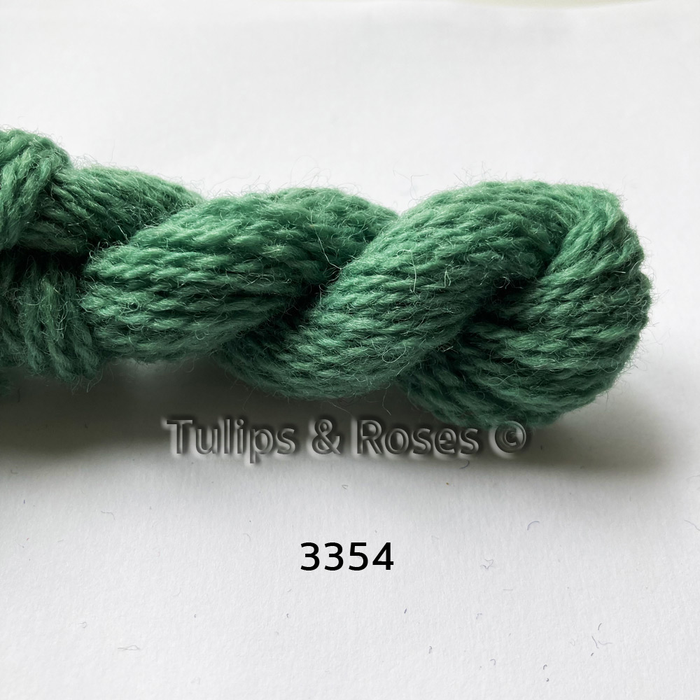 Tuna yllebroderigarn 6/2 Gröna nyanser - 9