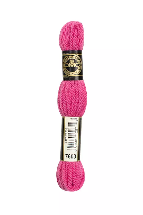 DMC Colbert wool embroidery thread Pink and Lilac Hues - 3