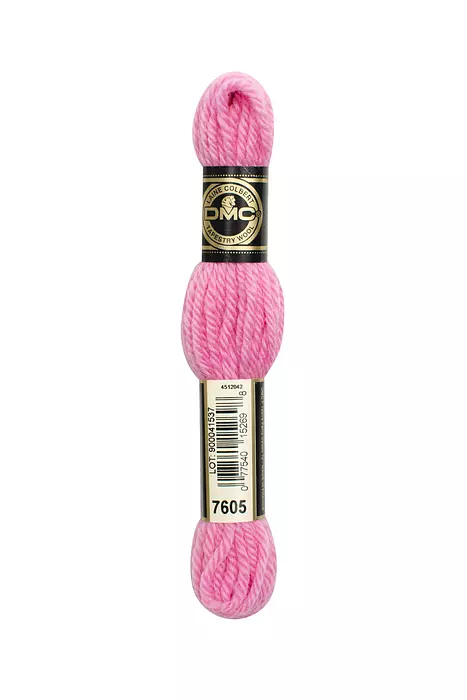 DMC Colbert wool embroidery thread Pink and Lilac Hues - 2