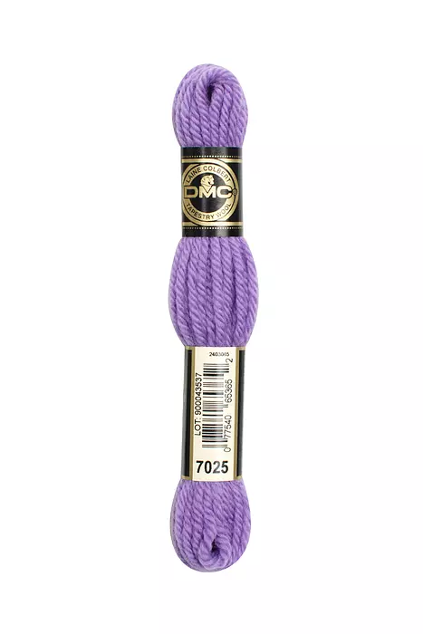 DMC Colbert wool embroidery thread Pink and Lilac Hues - 7