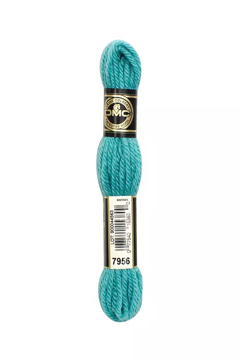 DMC Colbert wool embroidery thread Green Cold  Hues - 8