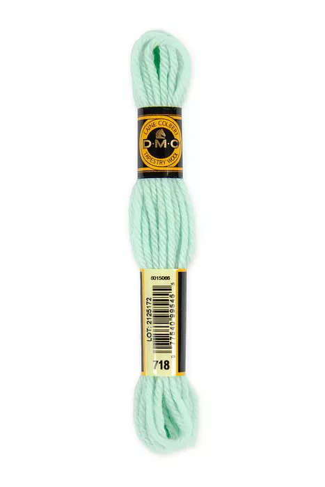 DMC Colbert wool embroidery thread Green Cold  Hues - 6