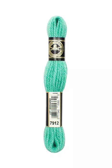 DMC Colbert wool embroidery thread Green Cold  Hues - 7