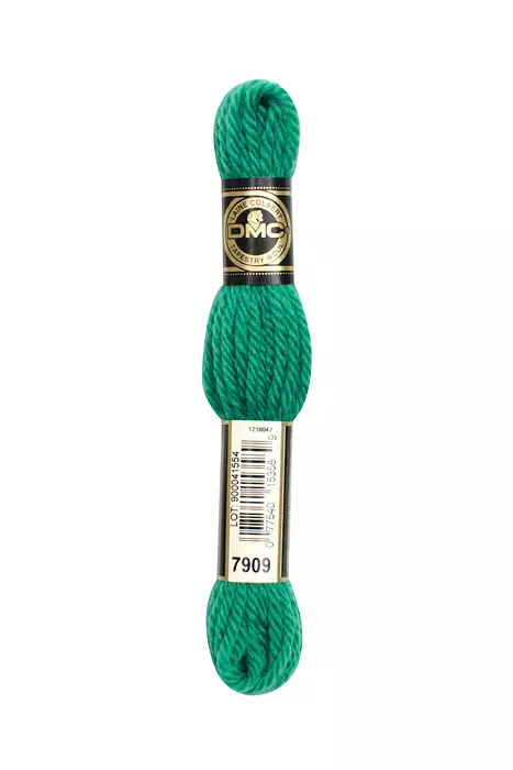 DMC Colbert wool embroidery thread Green Cold  Hues - 9