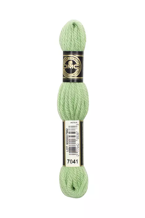 DMC Colbert wool embroidery thread Green Cold  Hues - 3