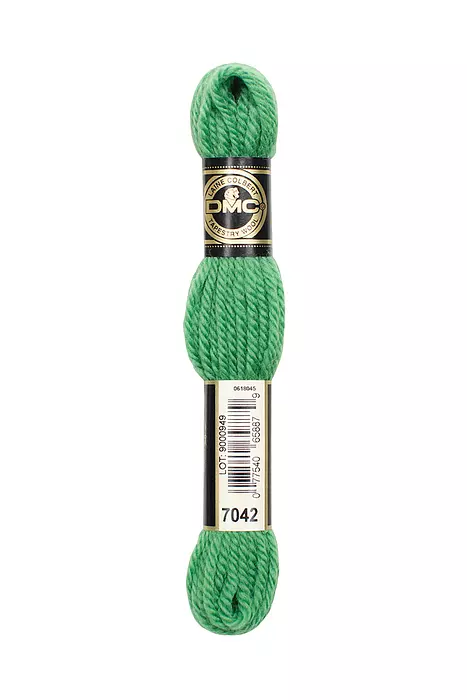 DMC Colbert wool embroidery thread Green Cold  Hues - 4