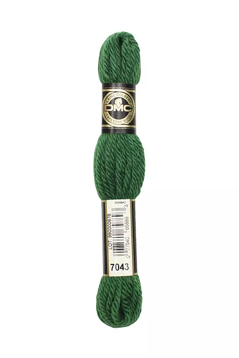 DMC Colbert wool embroidery thread Green Cold  Hues - 5