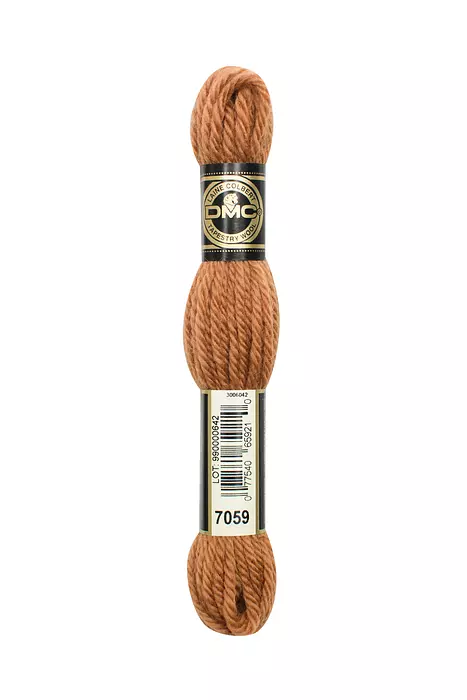DMC Colbert yllebroderigarn Orange  och Bruna nyanser - 6