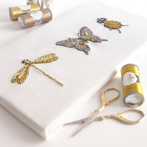DMC Diamant metallic embroidery thread - 7