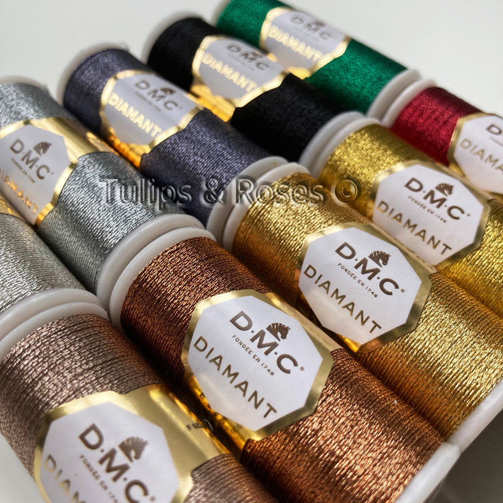DMC Diamant metallic embroidery thread