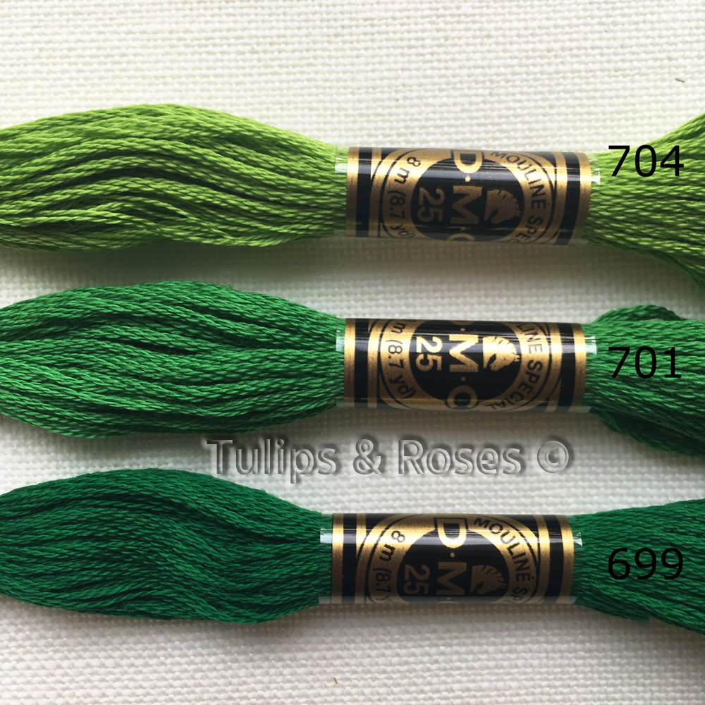  DMC Special 25 Mouliné Stranded cotton Gren hues - 13