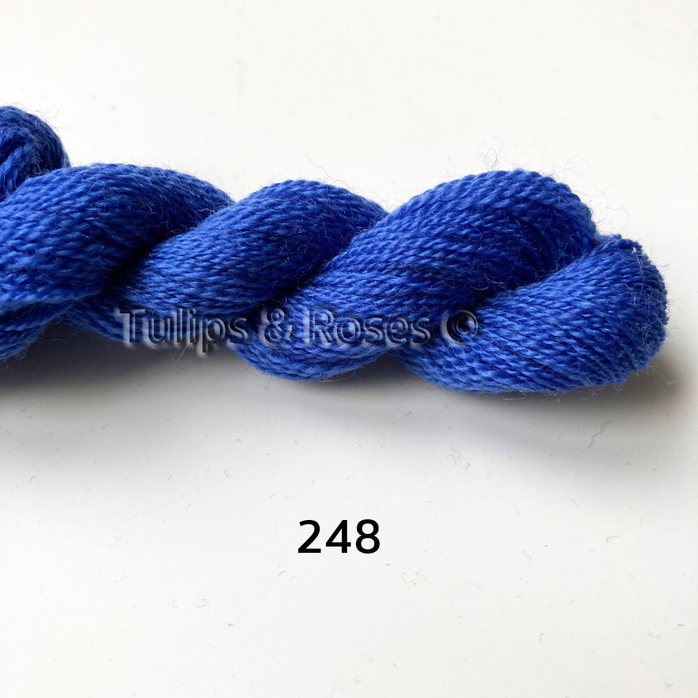WORSTED 20/2 Crewel embroidery thread Lilac, Blue - 4