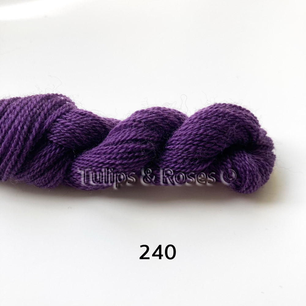 WORSTED 20/2 Crewel embroidery thread Lilac, Blue - 6
