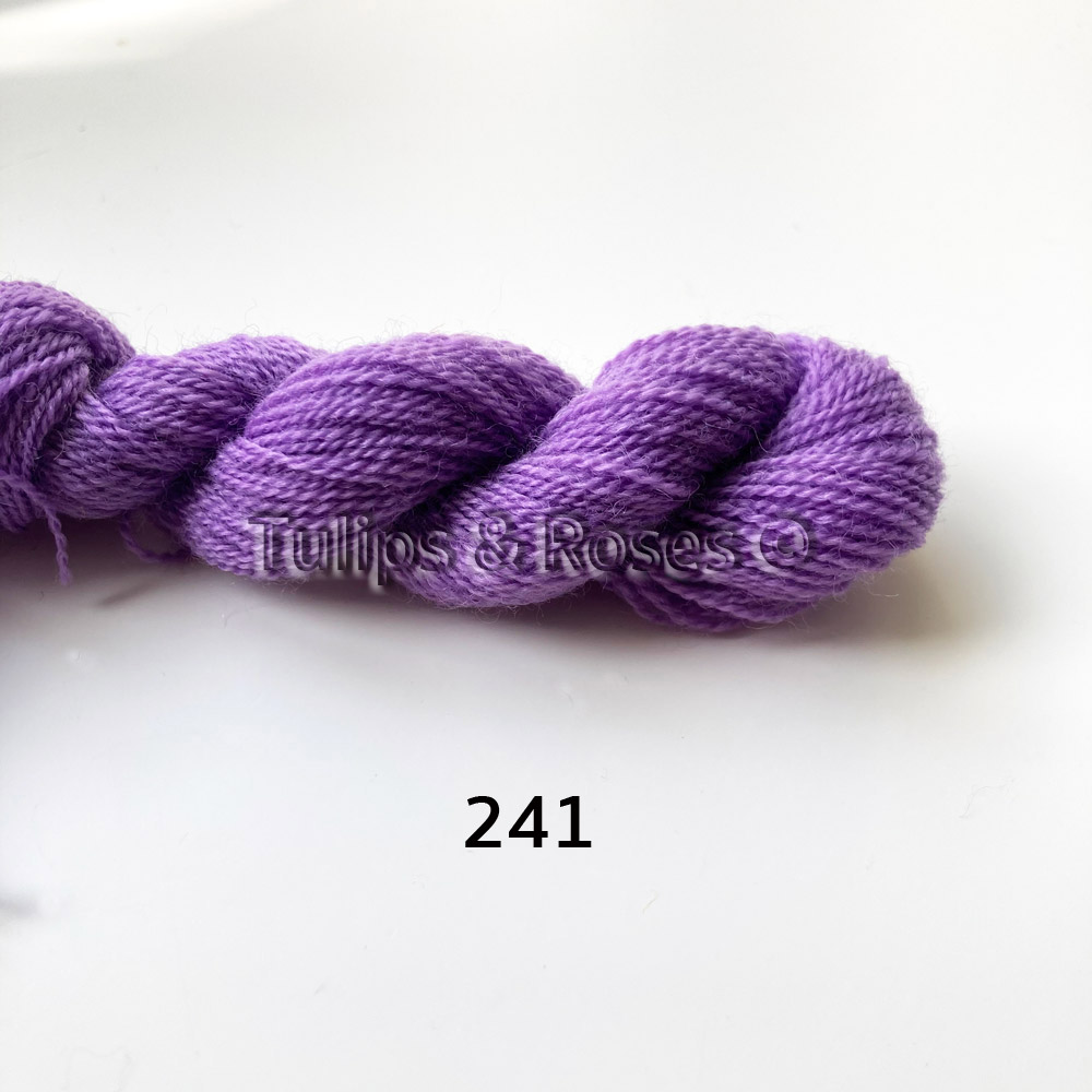 WORSTED 20/2 Crewel embroidery thread Lilac, Blue - 7